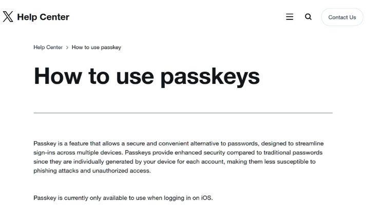 余姚苹果维修店铺分享iOS用户如何通过通行密钥(Passkey)登录 